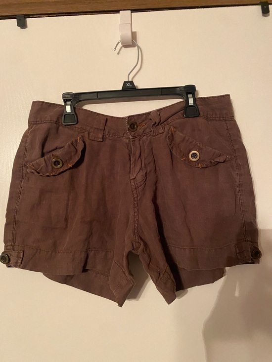 Lucky Brand Pants - Lucky Brand Brown Button-Pocket Bermuda Shorts